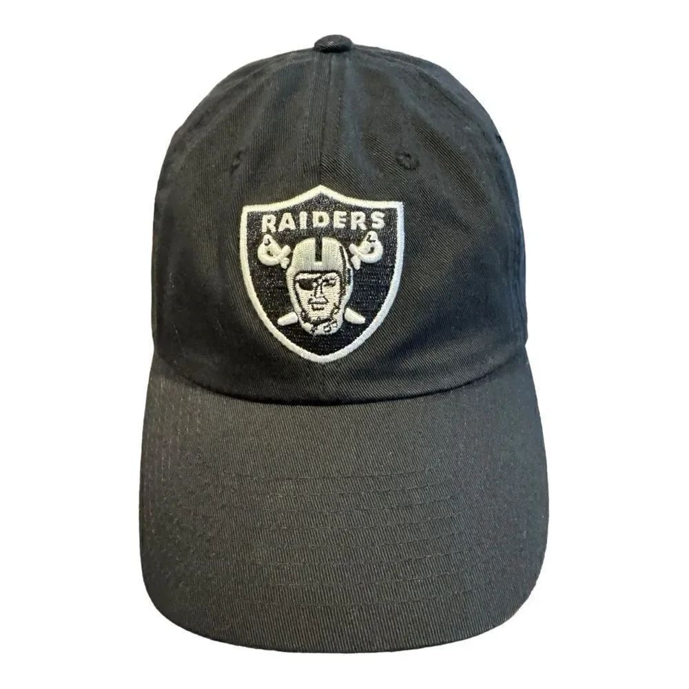 Raiders Metal Clasp Adjustable TEAM NFL Cap